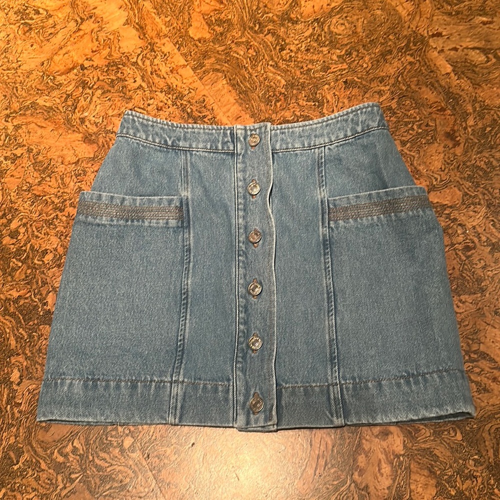 Sézane denim mini skirt - size 36